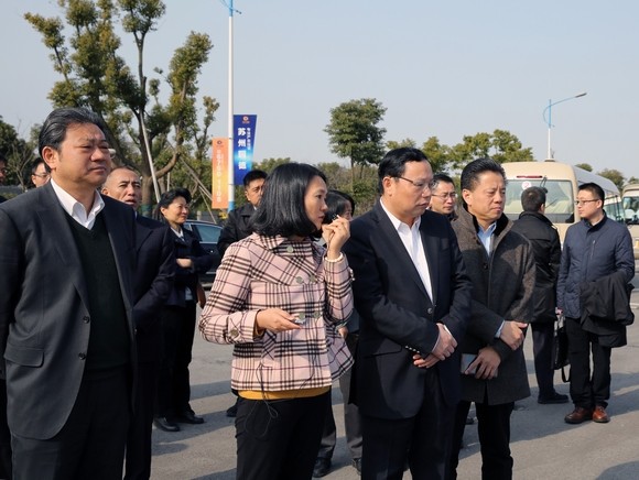 城市重建3E产业园迎接徐惠民一行视察