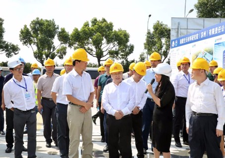 航天科工三院、相城区委领导参观城市重建苏相合作区在建项目