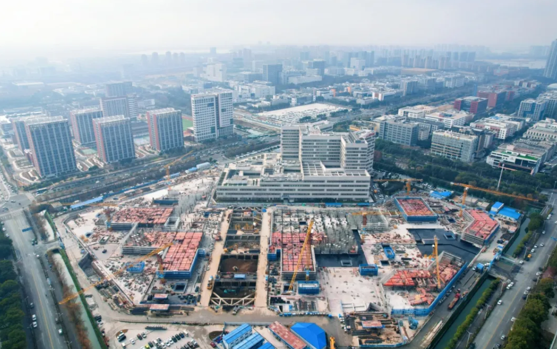 苏州独墅湖医院二期项目提前冲出正负零！