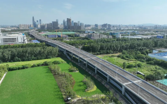 星港街北延及星港街立交主线即将通车